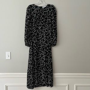 & other stories floral dress in size 0